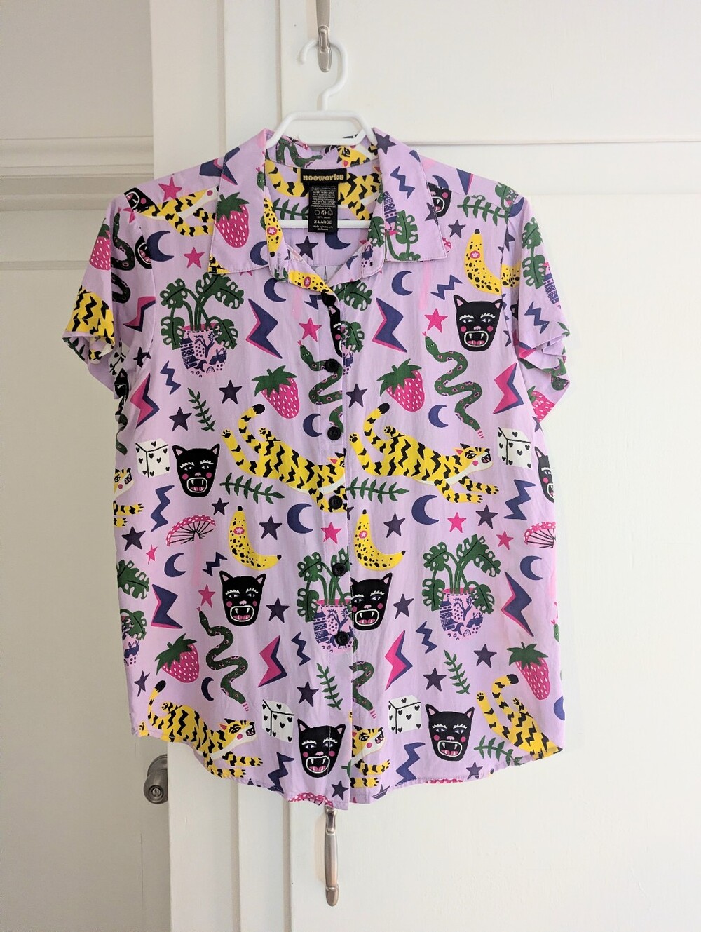 Nooworks Joyce Short-Sleeve Button-Up Shirt